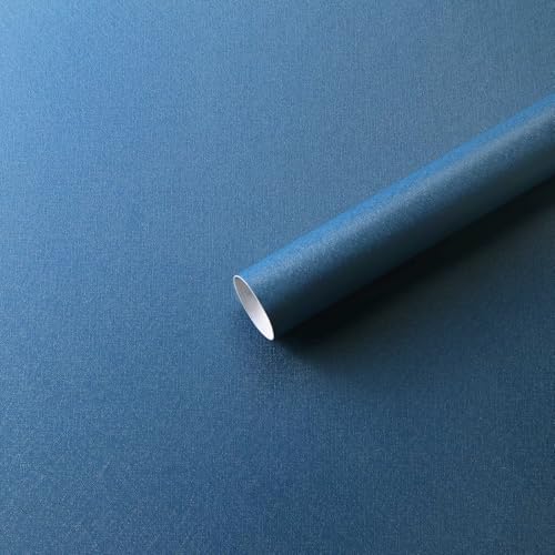 Ismoon Blue Wallpaper Modern Solid Color Peel and Stick Wallpaper Cobalt Blue by Ismoon