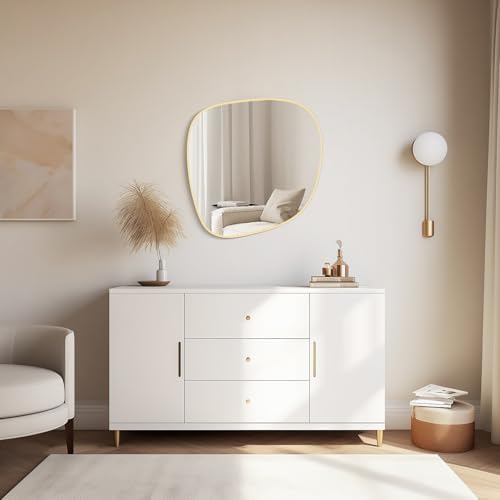WallBeyond Asymmetrical Mirror, Irregular Wall Mirror, Wall Mirrors Decorative - Image 4