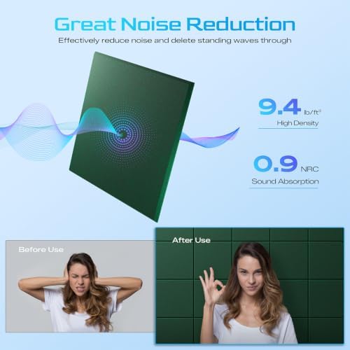 12 Pack Self-Adhesive Sound Proof Foam Panels - Image 3