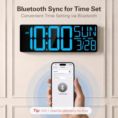 JALL 18" Large Digital Wall Clock - Image 5