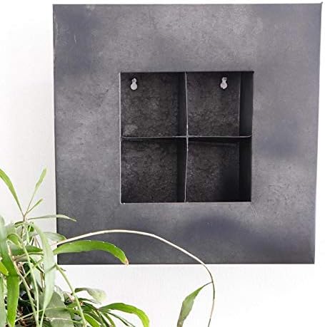 Modern Home Living Wall Galvanized Steel/Zinc Succulent Planter, Wall Mounted - Image 6