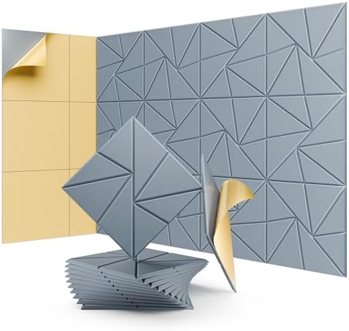 12 Pack Acoustic Panels, Sound Proof Foam Panels by LEIYER