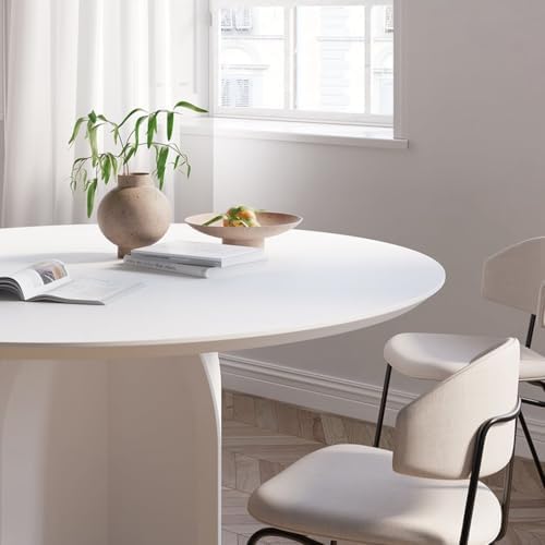 Arthome 35.4''x120'' White Contact Paper, Self-Adhesive Wallpaper Waterproof - Image 3
