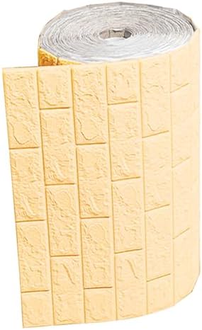 Waterproof Wall Panels 27.5" x 196.8" Faux Brick Wallpaper Peel and Stick Art by homeemoh