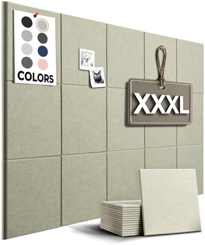 WALLHERO Corkboards for Wall, Pin Up Board, Office Board for Wall, Big Bulletin by WallHero
