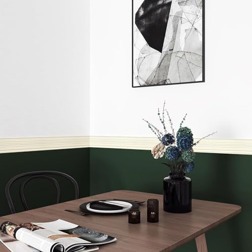 YENHOME Textured Wallpaper Border Peel and Stick Removable Wall Border Trim - Image 3