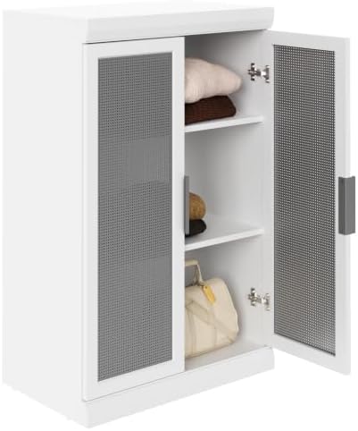 ClosetMaid Mosaics Shelf and Door Unit, 3-Shelves and 2-Metal Doors, 40.29" H x by Unknown