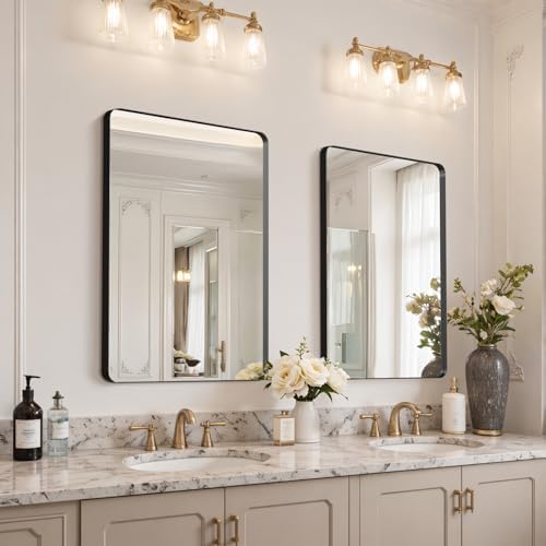 36"x24" Bathroom Vanity Mirror for Wall Aluminum Framed Farmhouse Rectangle - Image 3