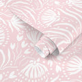 Ismoon Boho Peel and Stick Wallpaper Pink Floral Contact Paper Boho Stick on by Ismoon