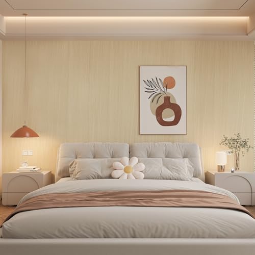 BOMENG White Oak Wood Contact Paper Peel and Stick Light Oak Wallpaper - Image 6