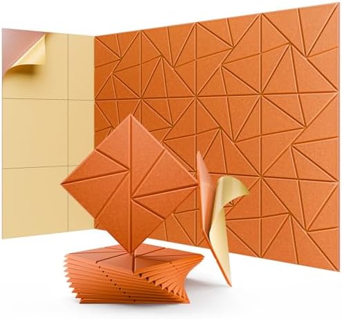 12 Pack Acoustic Panels, Sound Proof Foam Panels by LEIYER