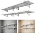 Aecxm 4-Pack 1.64x4ft Adjustable Garage Wall Shelving 1120lbs Load Capacity by AECXM