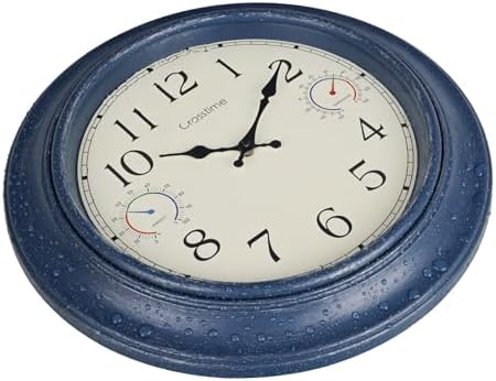 Crosstime 18 Inch Large Outdoor Clock - Image 2
