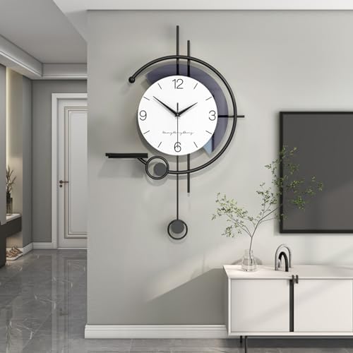 Modern Wall Clock Large Minimalist Decorative Wall Clocks Creativity Silent Non by LGJHKMCL