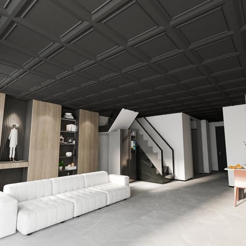 Art3dwallpanels Ceiling Tiles 24 x 24 Inch, 12 Pack - Image 3