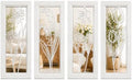 ZEXUIRU 4 Set Rustic Wall Mirrors by ZEXUIRU