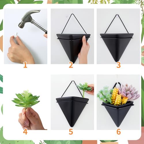 Rtteri 18 Pcs Wall Hanging Planter - Image 4