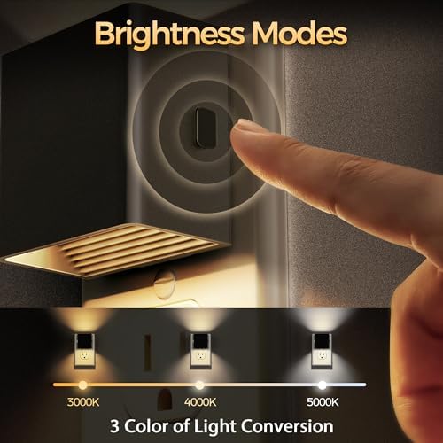 DORESshop Night Lights Plug into Wall, Plug in Night Light - Image 2