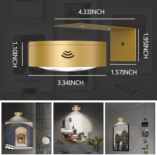 6-Pack Battery Operated Picture Light Magnetic Painting Light - Image 4