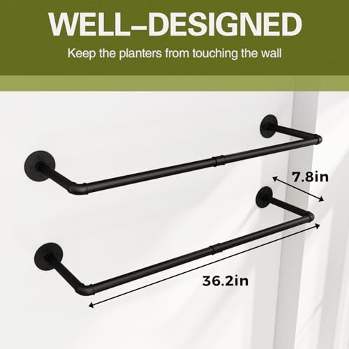Galood 2Pc Hanging Planters for Indoor Plants Plant Hanger Indoor Hanging Plant - Image 6