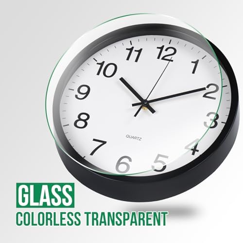 Wall Clock Non-Ticking Silent Quartz Movement Decor Clock Modern Simple Style - Image 5