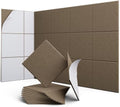 Square Acoustic Panels, 12 Pack Self-Adhesive Sound Panels by UNECHOACOUSTIC