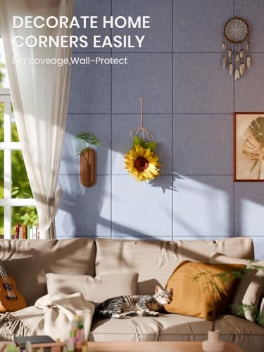 Bumusty 48"x 36" Large Felt Bulletin Board Tiles - Image 4