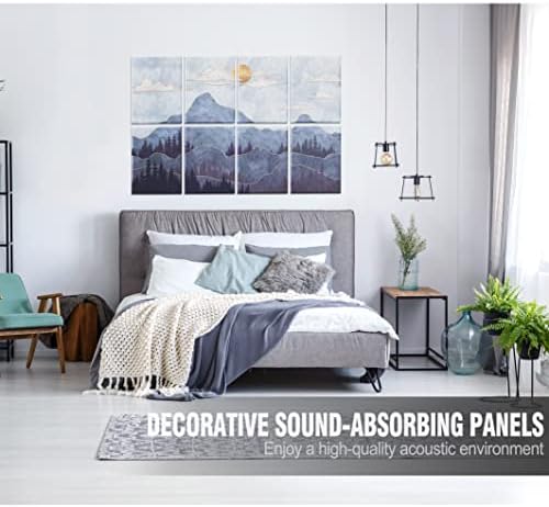 Decorative Acoustic wall Art panels, Sound Absorbing foam panels. - Image 2
