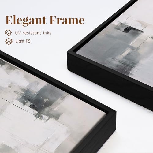 SAFERRYHOME Neutral Abstract Hand Painted Wall Art, 24x36 Inches - Image 5
