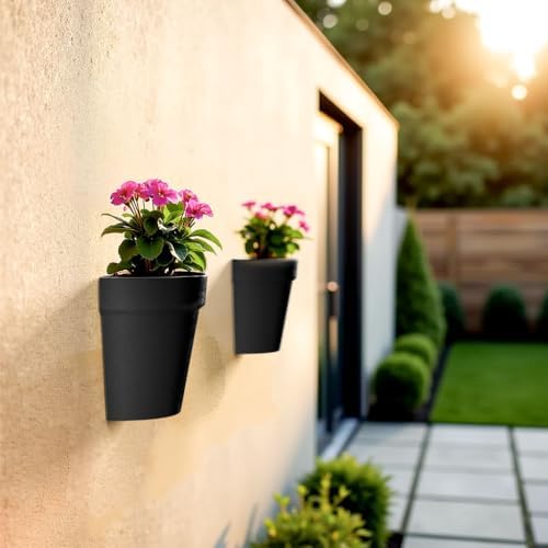 Asnext 2 Pack Indoor Wall Planter, 7.5 Inch Wall Hanging Planter - Image 4