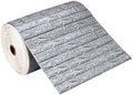 Queenbox 27.6x393.7 in Faux Brick Peel and Stick Foam Soft Waterproof Wall Panel by Queenbox