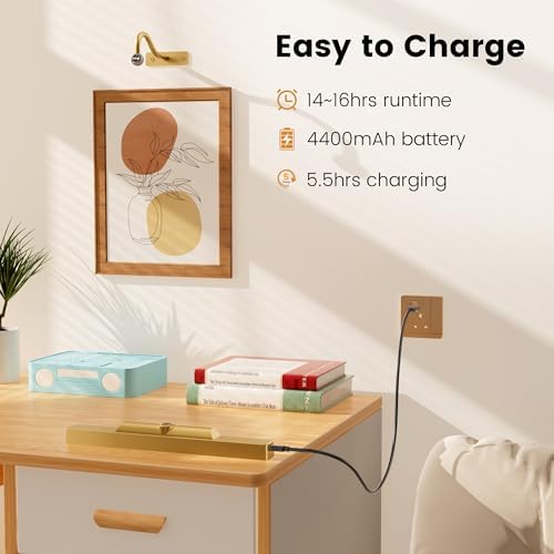 4 Pack Art Light Set, Remote Control Timer 3 Color Temps - Image 5