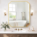 Gold Vanity Bathroom Mirror by LawadaMirror