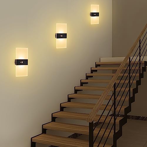 Wall Sconce, LED Wall Lights for Room Decor, Motion Sensor - Image 3