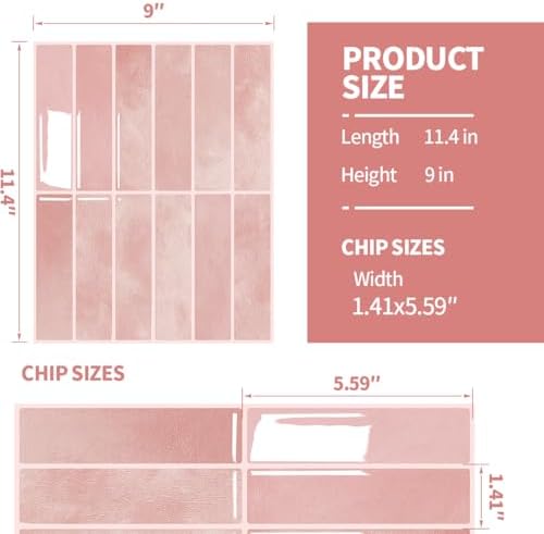 Peel and Stick Backsplash 3D Wall Tiles, Self-Adhesive, Oil Proof, Waterproof - Image 2