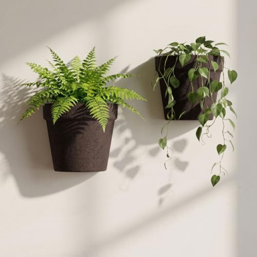 Asnext 2 Pack Indoor Wall Planter, 7.5 Inch Wall Planter Pot - Image 2