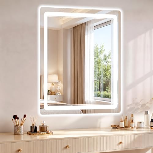 BEAUTYPEAK 24"x32" LED Bathroom Mirror - Image 3