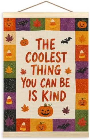 madalo Fall Halloween Kids Room Wall Art Poster Hanger Frame 12x16 Inch by Unknown