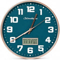 Cloud Space 12” Silent Wall Clock Battery Operated, Non Ticking Modern Wall by Cloud+Space