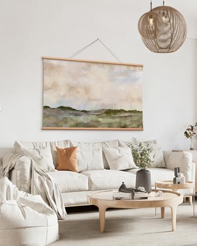VIYYIEA Extra Large Canvas Wall Art, 36x54 Inch Minimalist Landscape Painting - Image 3