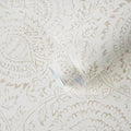 Ismoon Peel Stick Wallpaper Boho Beige Neutral Vintage Floral Contact Paper by Ismoon