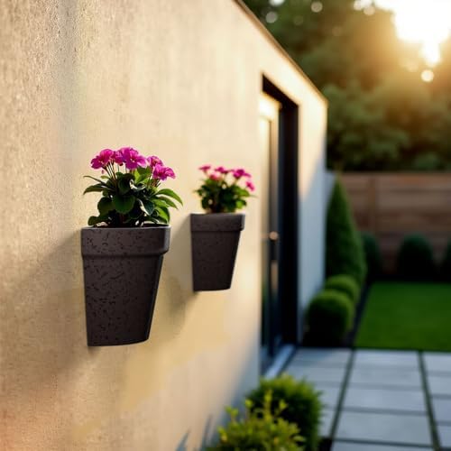 Asnext 2 Pack Indoor Wall Planter, 7.5 Inch Wall Planter Pot - Image 4