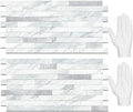 STICKGOO Peel and Stick Backsplash Tile, Volakas White by STICKGOO