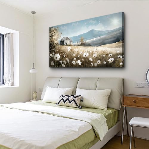 Wapluam Canvas Wall Art For Living Room Large Wall Decor For Bedroom Field - Image 4