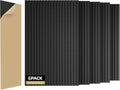 6 Pack Sound Proof Foam Panels for Walls 47.2"x23.6" Large Acoustic Panels by ZHOJEREL