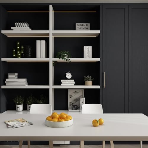 FUKU MON 23.6" X 393" Dark Gray Wallpaper Peel and Stick Contact Paper Solid - Image 5