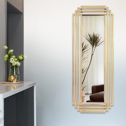 42"x16" Rectangle Decorative Mirror by DAOYIJIAJUAestheticMirror
