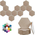 Hexagon Acoustic Panels, 12 Pack Self-Adhesive Sound Panels by UNECHOACOUSTIC