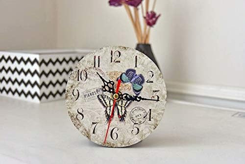 Wall Clocks, Silent Non Ticking-5 Inch Quality Quartz Battery Operated Round - Image 4