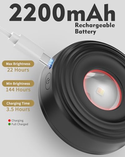 3.3" Picture Lights for Wall Spotlight, 2000mAh Rechargeable - Image 2